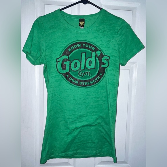 Golds Gym Tops - Green Gold's Gym T-Shirt